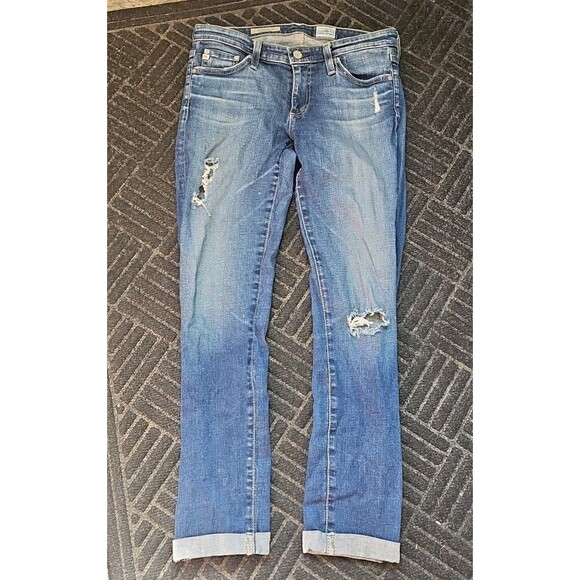 Adriano  Goldschmied  AG Jeans Woman 27 The Stilt Roll-up Cigarrette Roll-up - Picture 1 of 7